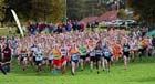 Start of the senior mens North East Harrier League, Blaydon. Photo: David T. Hewitson/Sports for All Pics